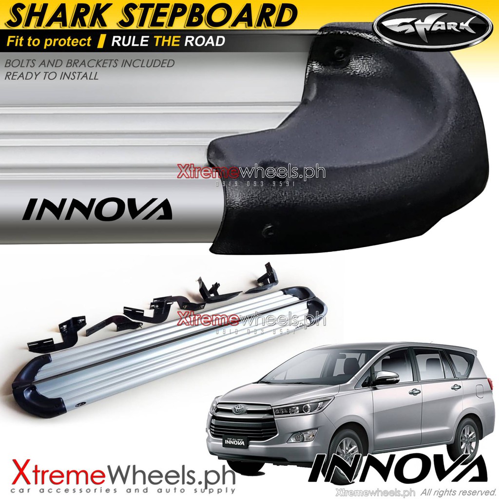 Innova J E G 2016 2024 Set Aluminum Shark Step Board Stepboard