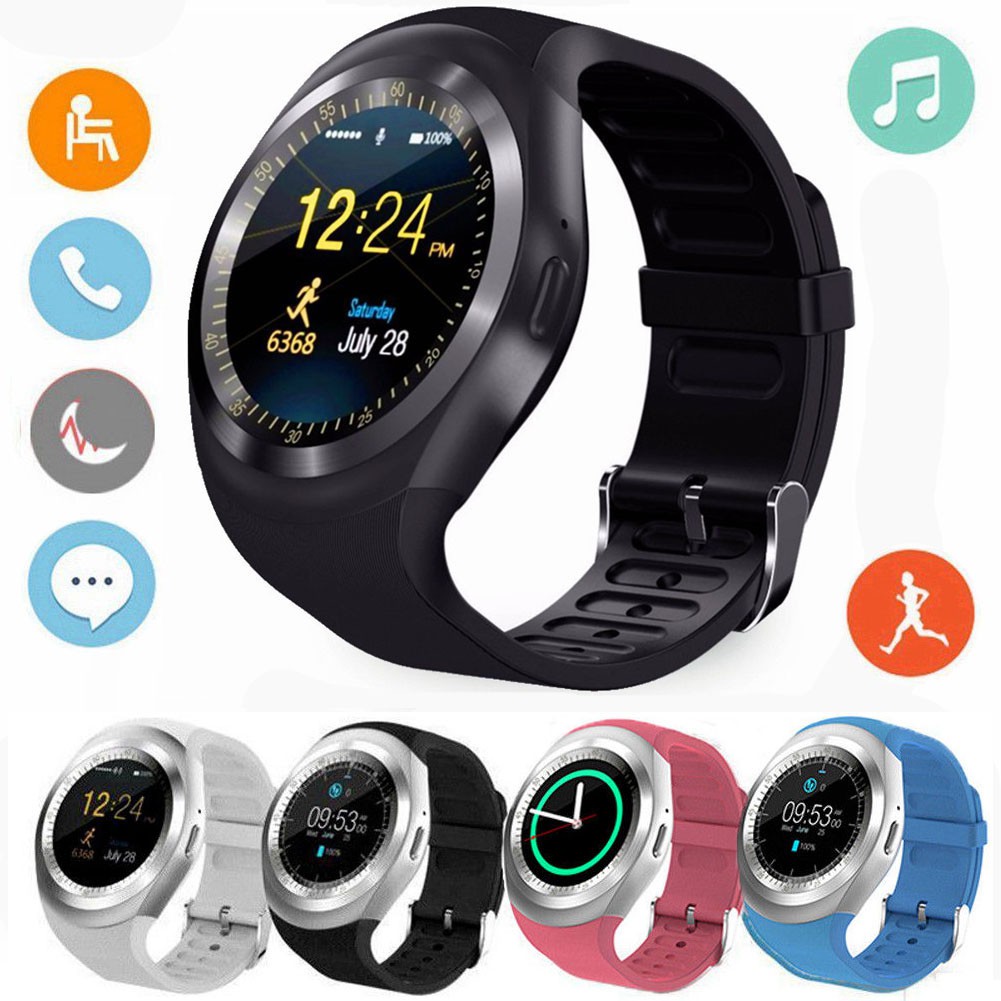 696 Bluetooth Y1 Smart Watch Relogio Bluetooth Smart Watch Y1 Sports Micro SIM Card Wrist Watch