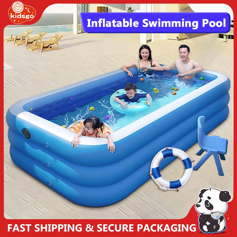 【Shipping Discount】1.2M/2.1M/3.05M Inflatable Swimming Pool For Kids ...