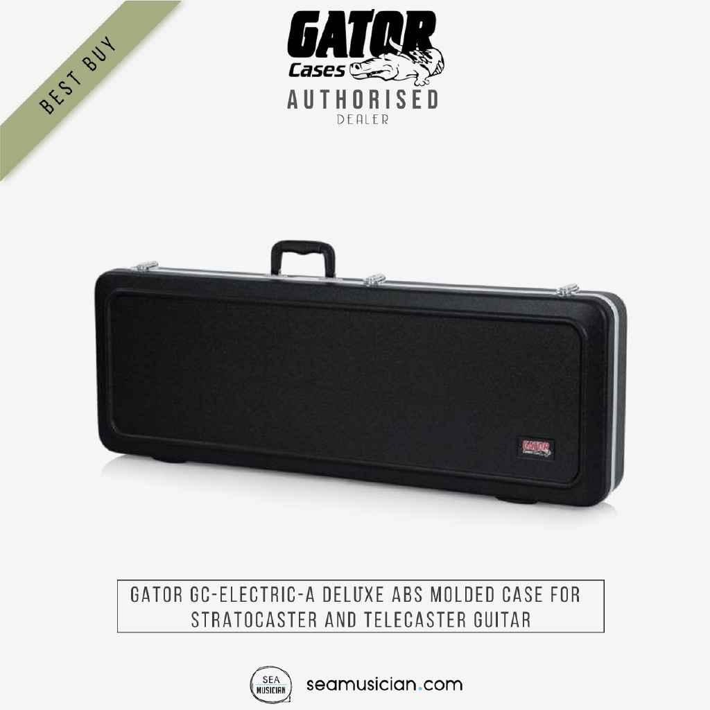 GATOR GC-ELECTRIC-A DELUXE ABS MOLDED CASE FOR STRATOCASTER AND ...