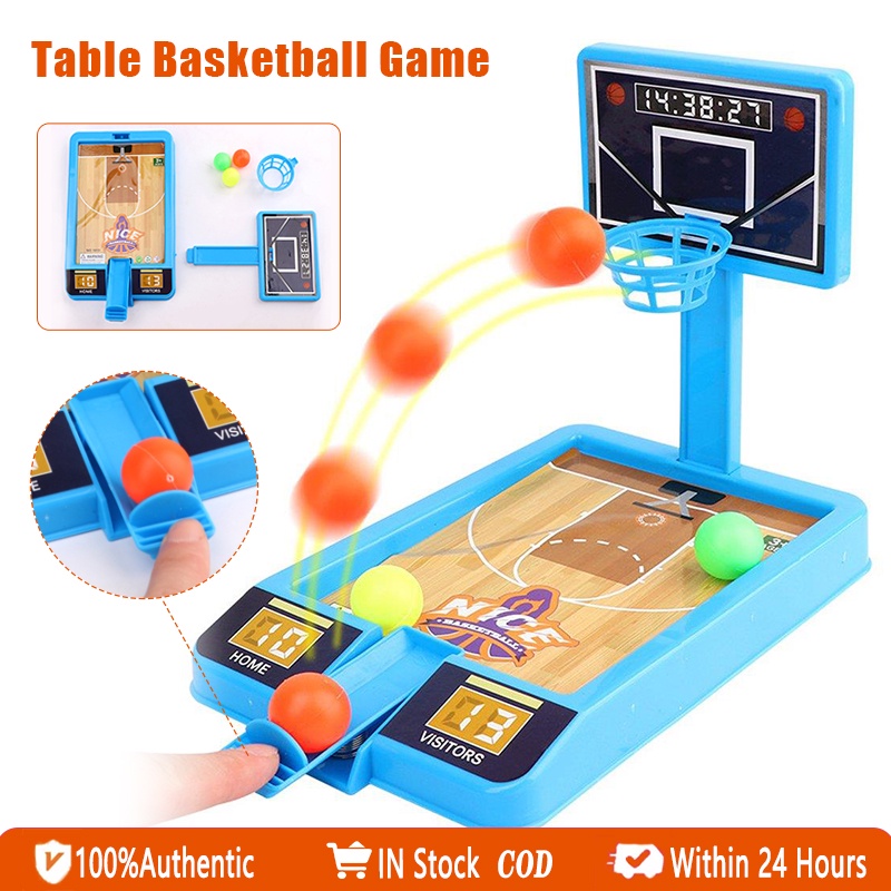Desktop Basketball Shooting Game Toy Kids Indoor Mini Basketball Party ...