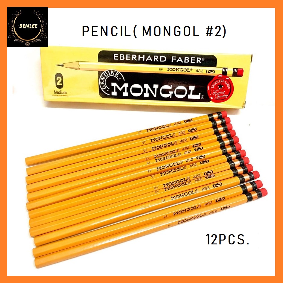 Pencil Mongol no.2 (1 box 12 pcs) | Shopee Philippines