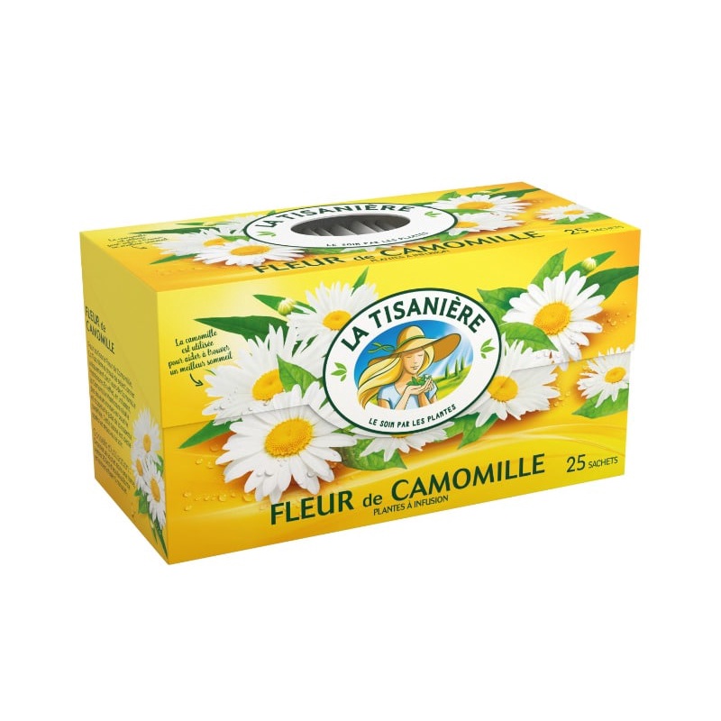 La Tisaniere Infusion Fleur de Camomille 25 Sachets 37.5g