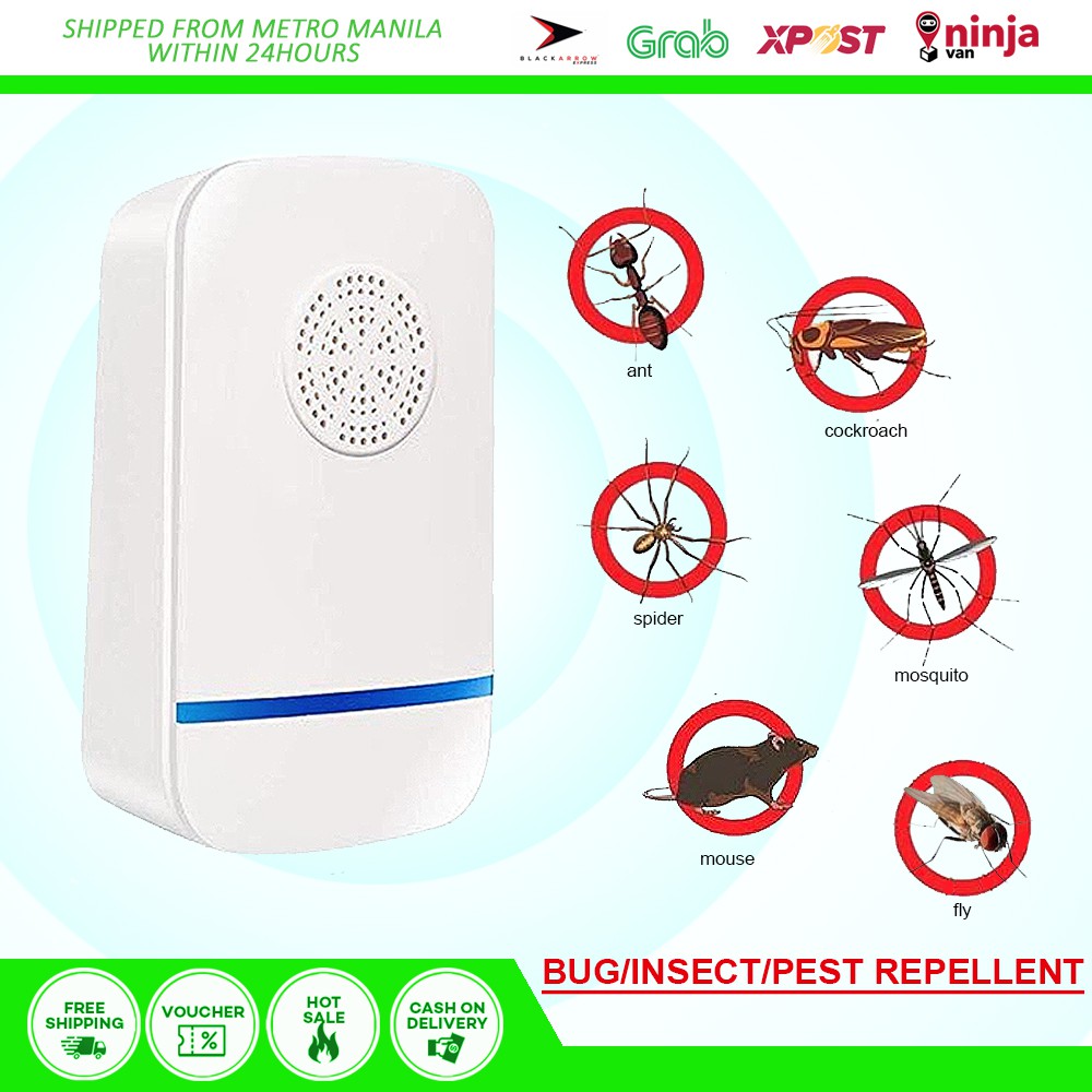Ultra Sonic Pest, Insect, Bug Sound Wave Repellent (Killer) Shopee
