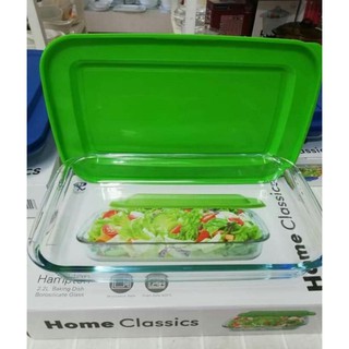 Glass Serving Dish - Transparent 4 Pcs Set.