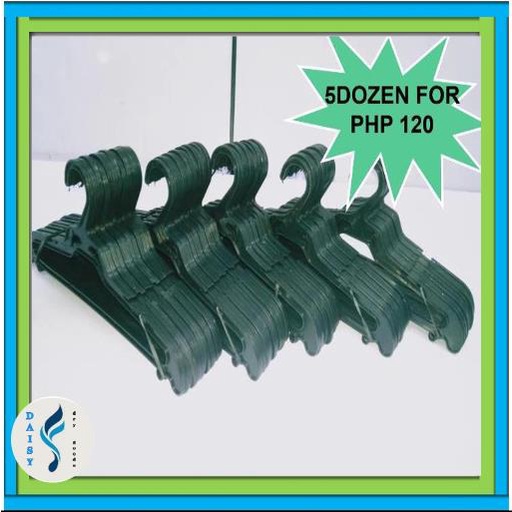 5DOZ BABY HANGER BLACK ROUND /FLAT BABY HANGER ONHAND PAMBATA (MALIIT