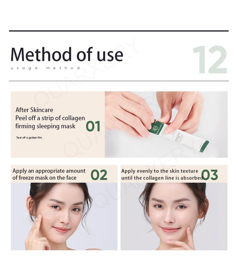 【Official Original】QUARXERY Collagen Firming Sleeping Mask Jelly