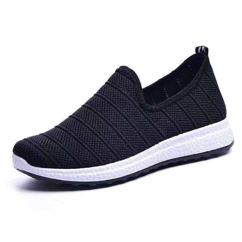 JY. Ladies Korean Breathable Slip On Stripe Plain Shoes No. B357 Add ...