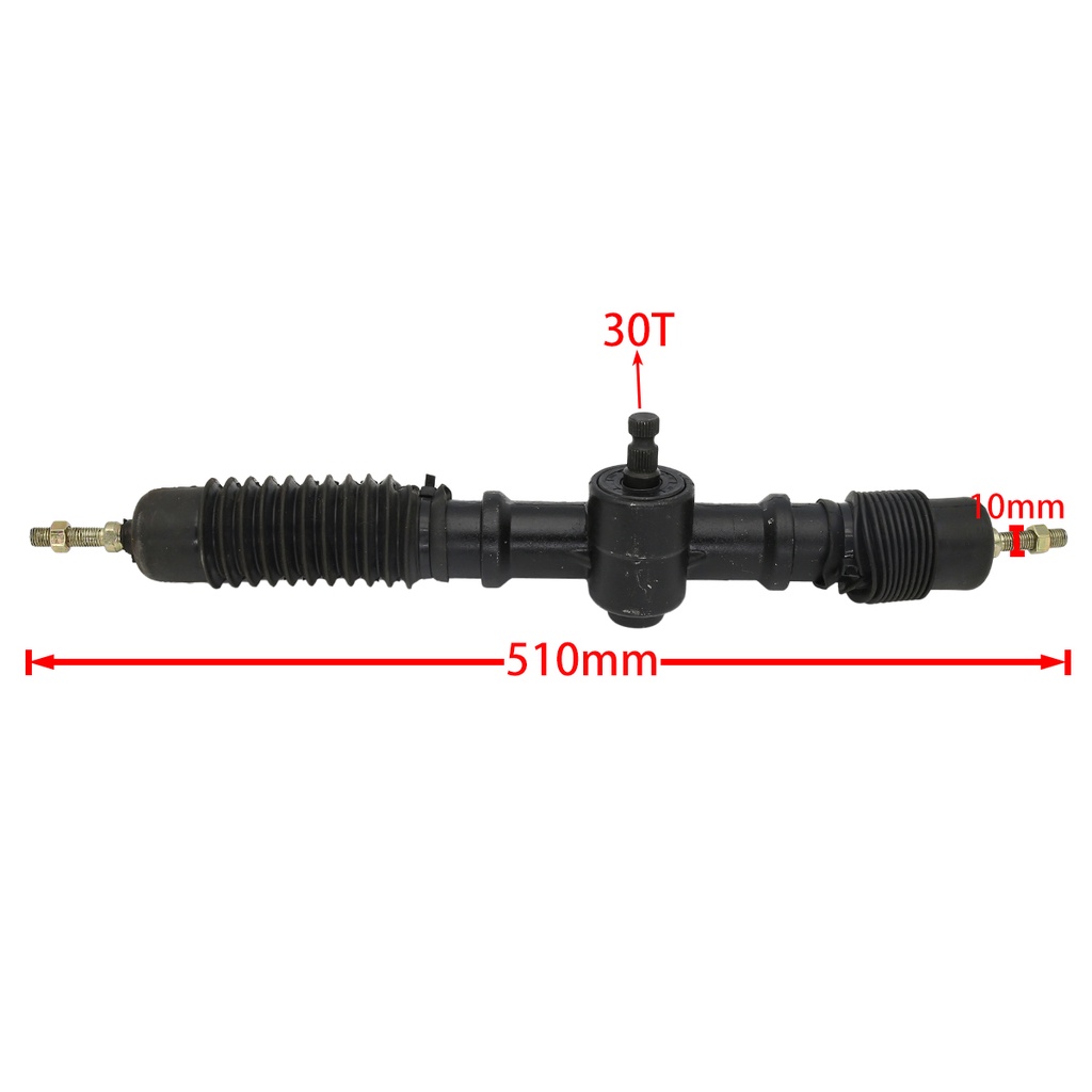 510mm M10 Power Steering Gear Rack Pinion Assy Fit For DIY China 110cc ...