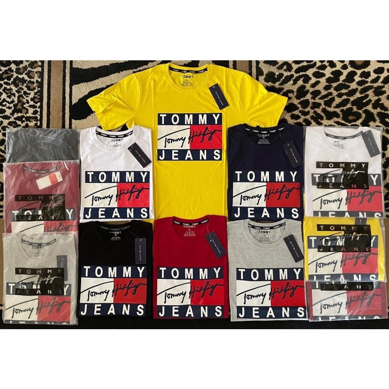 TOMMY HILFIGER Mens TShirt Bangladesh Braded Overrun Shopee Philippines