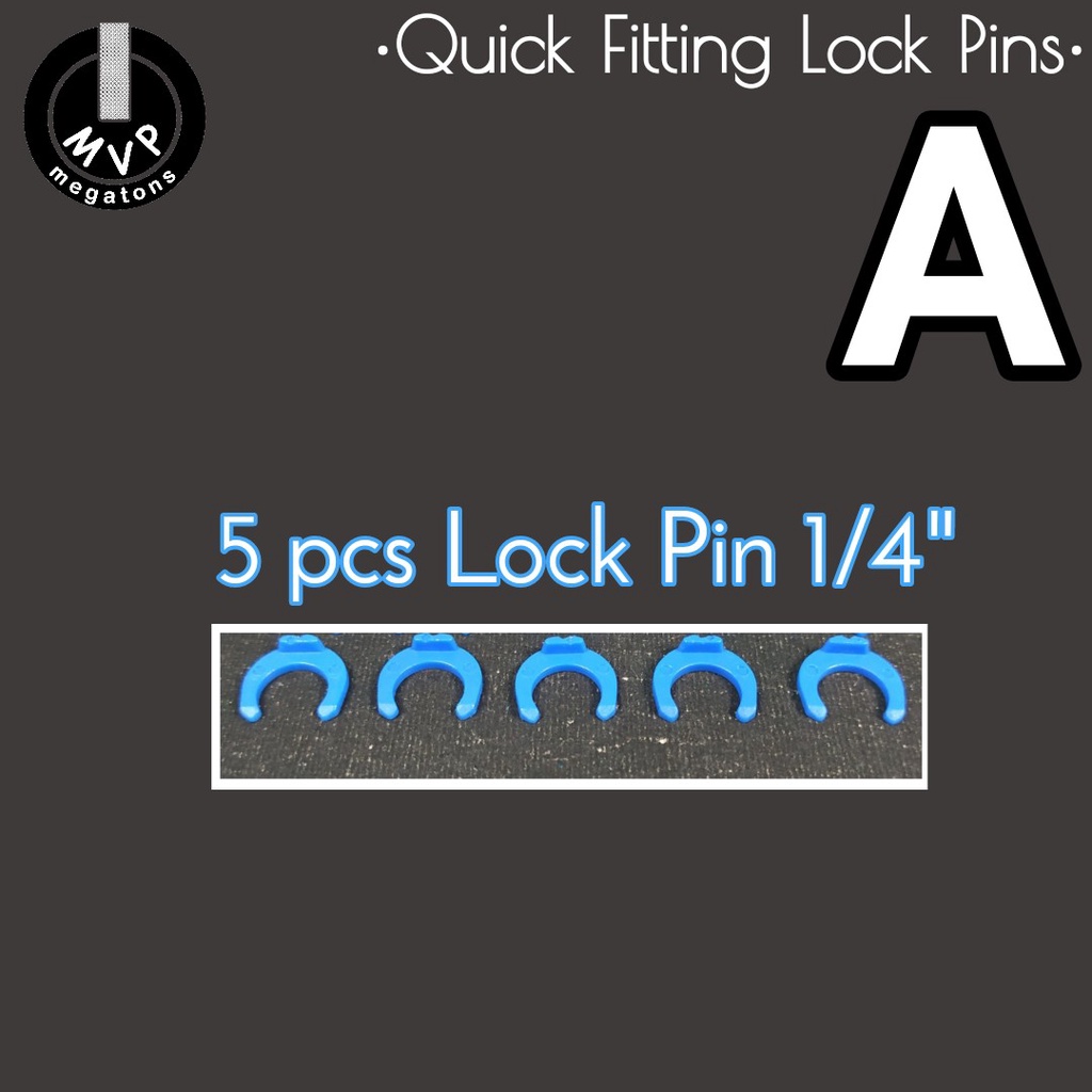5 pcs Locking Clip Lock Pin for Quick Fittings Water Purifier Reverse ...