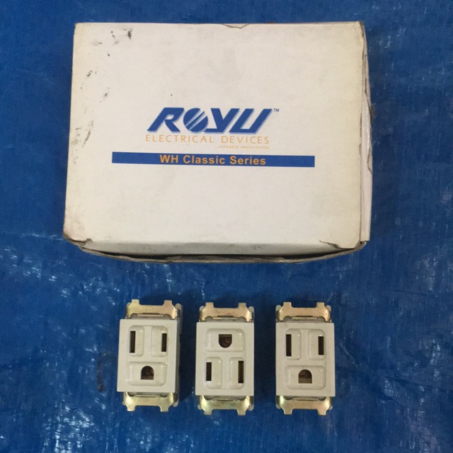 Royu outlet with grounding | Shopee Philippines