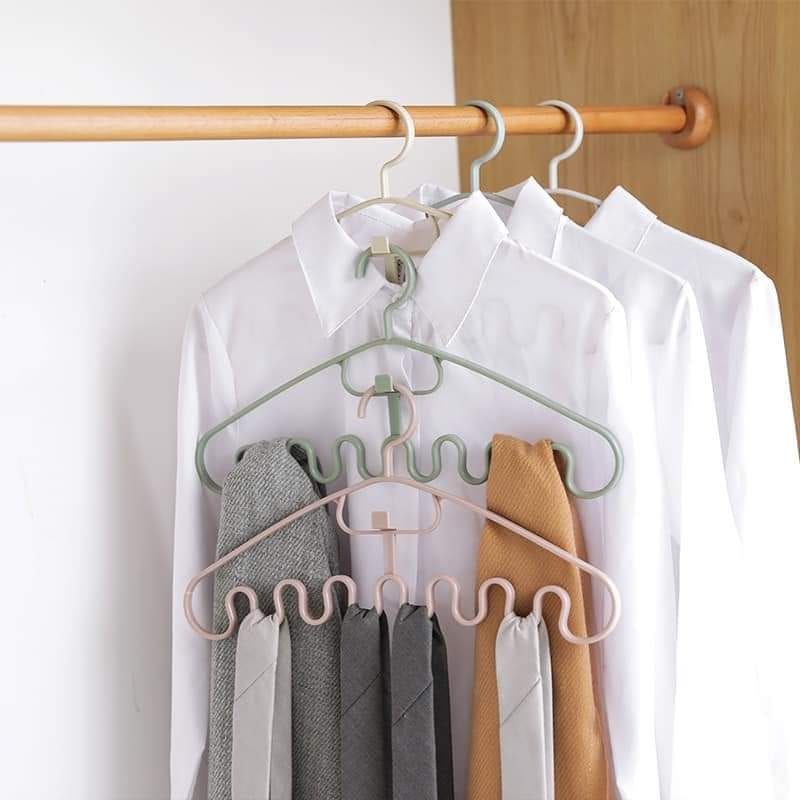 Wave Hanger Multi-functional Non-slip Sling Hangers Room Organizer ...