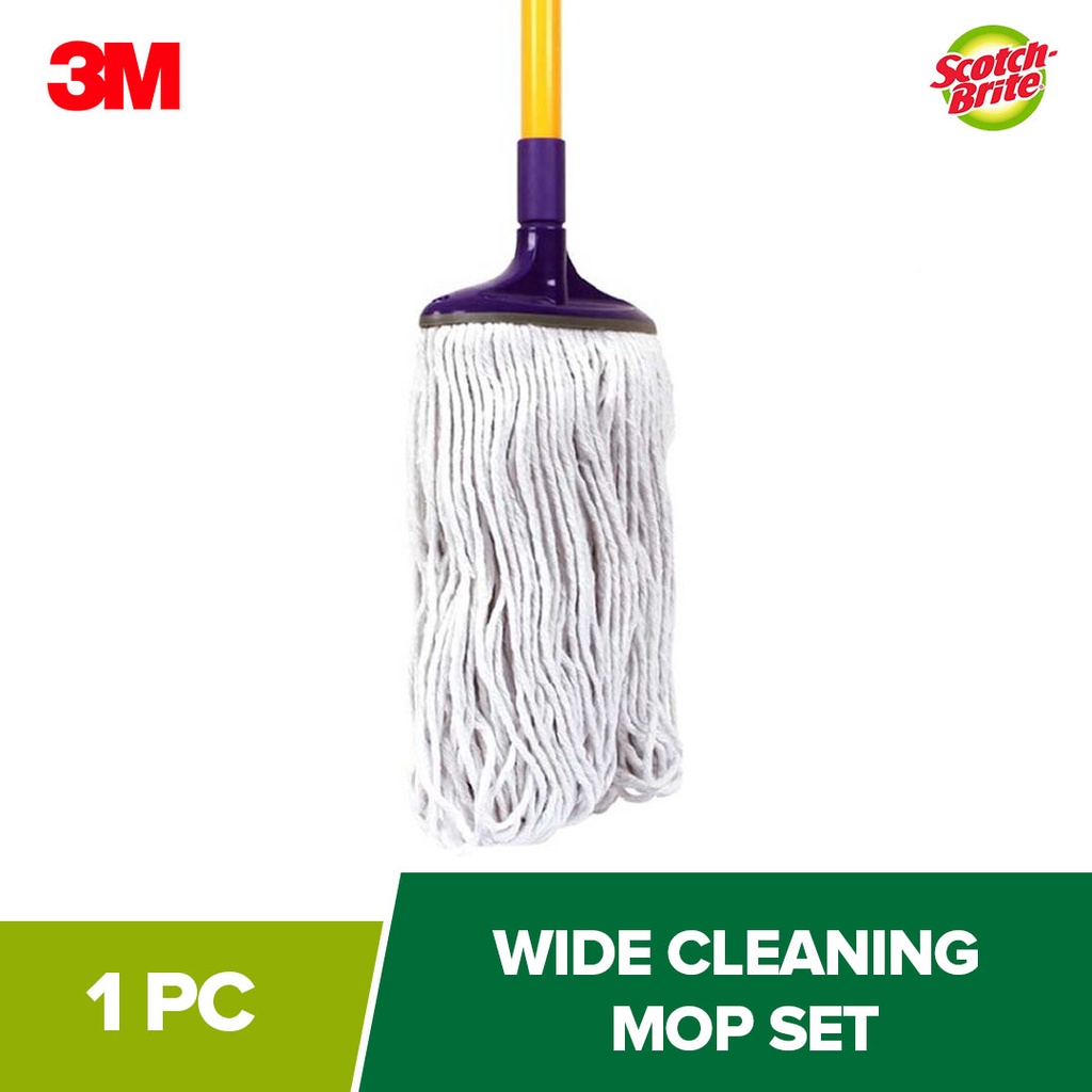 3M Scotch Brite Wide Cleaning Mop Set Shopee Philippines