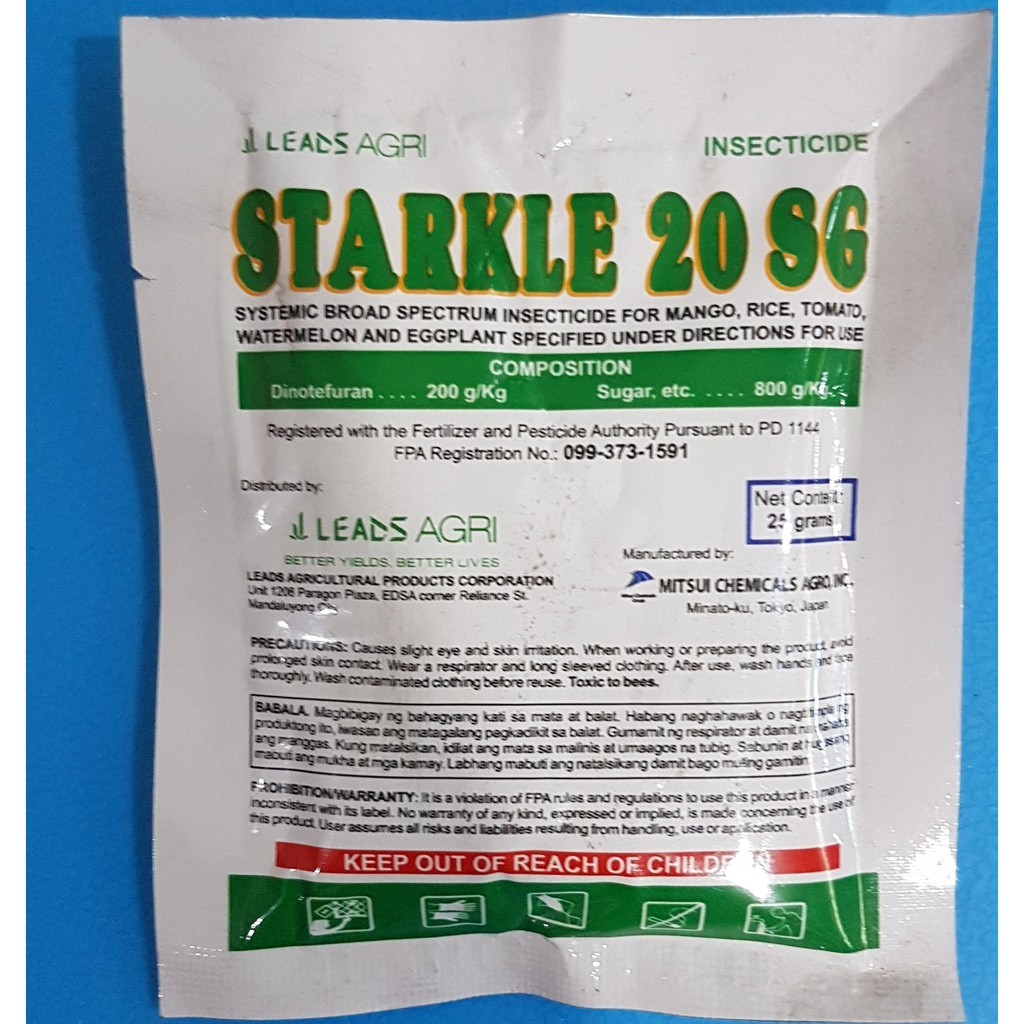 Starkle Systemic Insecticide 25 grams (Leads Agri) | Shopee Philippines