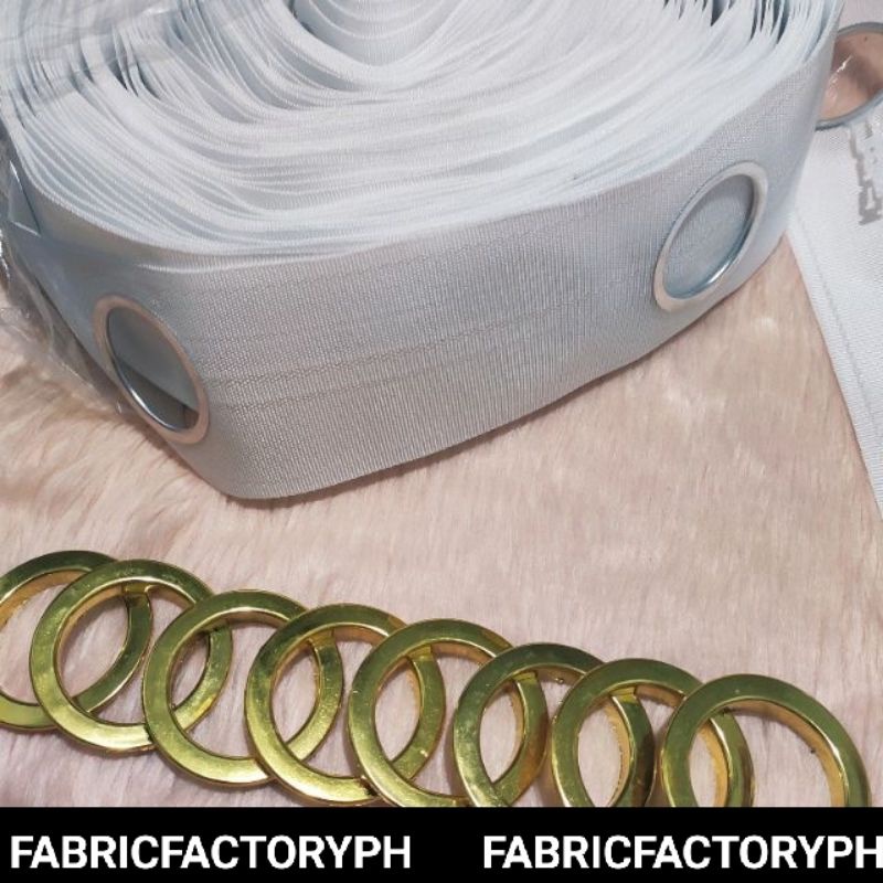 Grommet / Curtain Ring / Eyelet Curtain per METER Shopee Philippines
