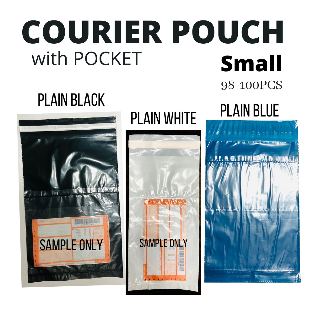 98100PCS SMALL Courier Pouch with Airway Bill Pocket / Self Adhesive