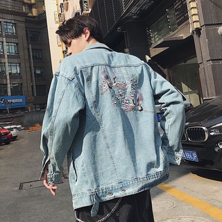 Japanese style deals denim jacket