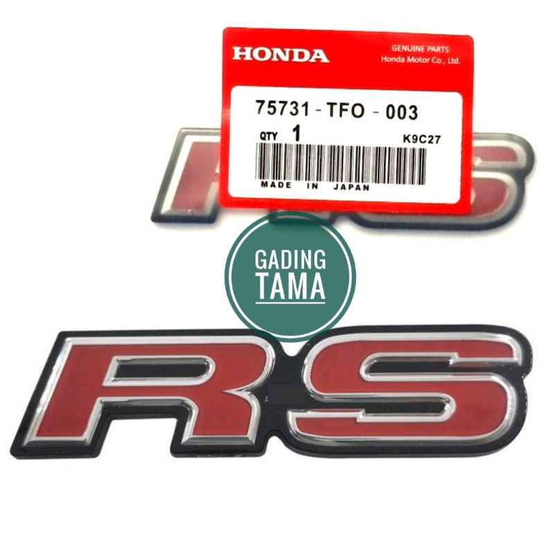 Rs Car Emblem Sticker ABS Material | Shopee Philippines