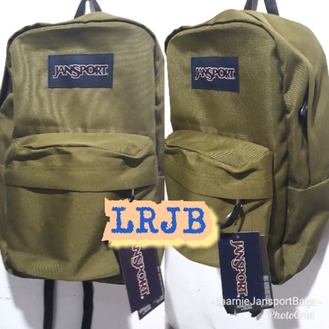 Jansport army green outlet backpack