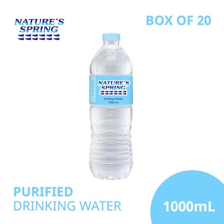 Nature's Spring Purified Drinking Water 1 Liter – Nature's Spring Water  (PSWRI)