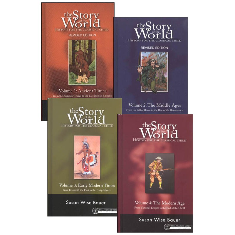 The Story of the World Volume 1-4 Textbook & Activity Book (ORIGINAL ...
