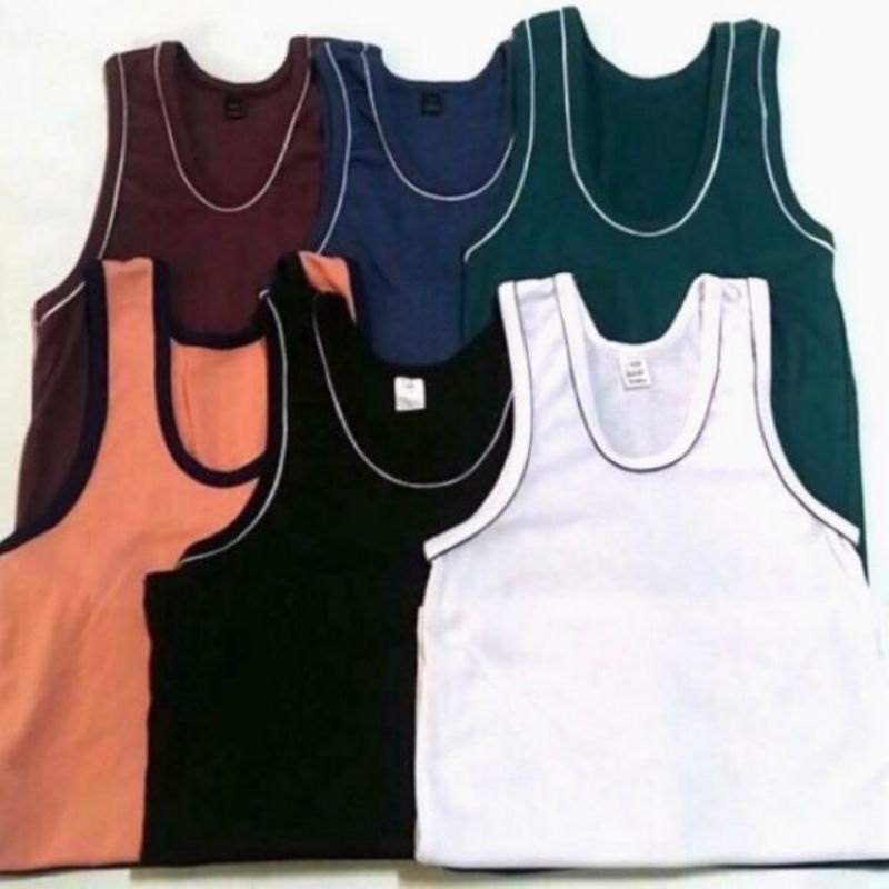 Gym/Muscle Sando For Men Cotton (Fit Med to L) | Shopee Philippines