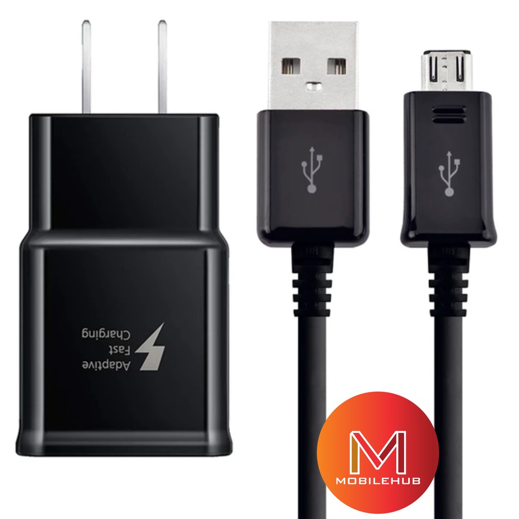 Samsung Adaptive Fast Charger 15 Watts (Black) with FREE Micro Cable