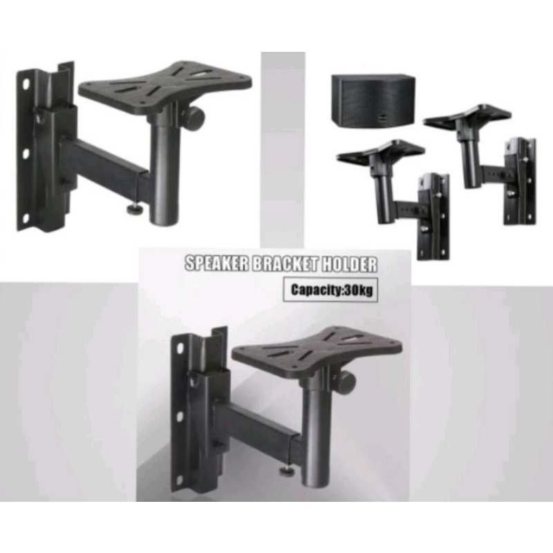 UNIVERSAL SPEAKER STAND WALL MOUNT SPS502B (PAIR.) Shopee Philippines