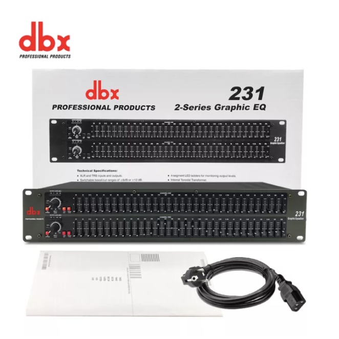 dbx231 Double Rack Equalizer 2 channel 68f8 Shopee Philippines