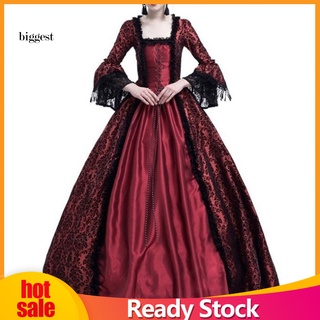 Medieval Dress - Renaissance Costume  Halloween Party Retro Historical  Dress for Sale