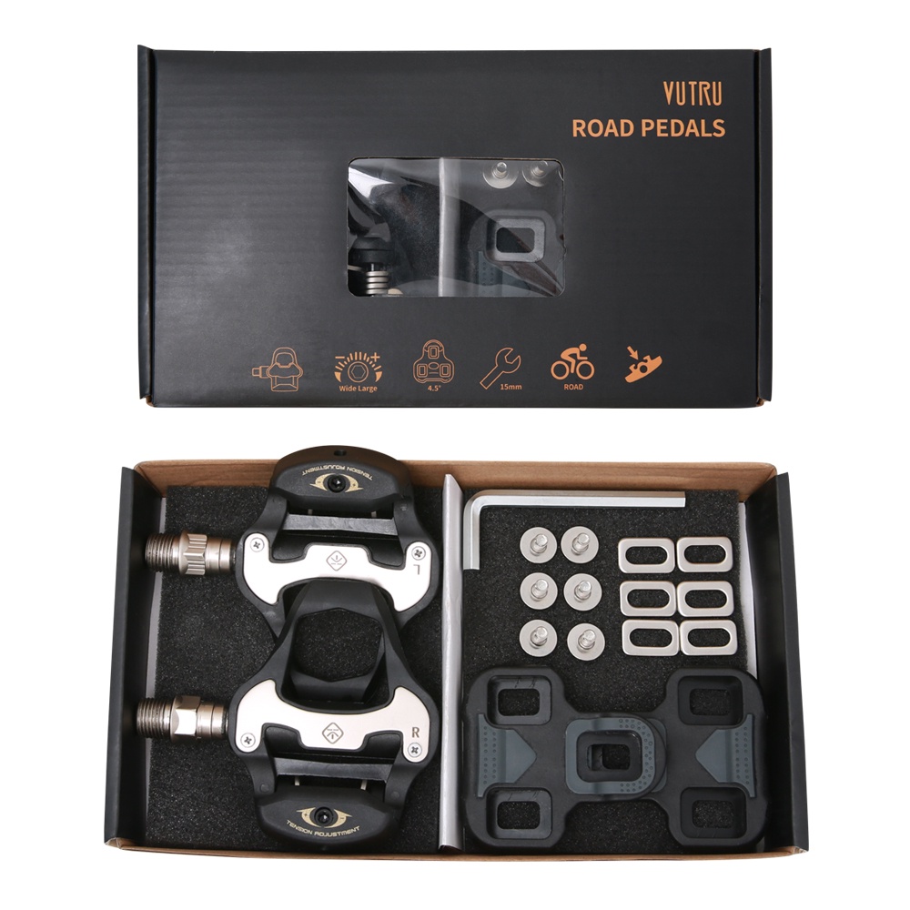 Road Bike Pedals Road Bike Cleats Self locking Pedal Compatible Bicycle Pedal Accessories Cycling Cleat W0P080 W0P082