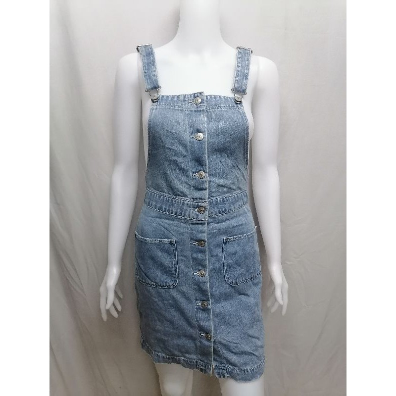 H&m denim jumper store dress