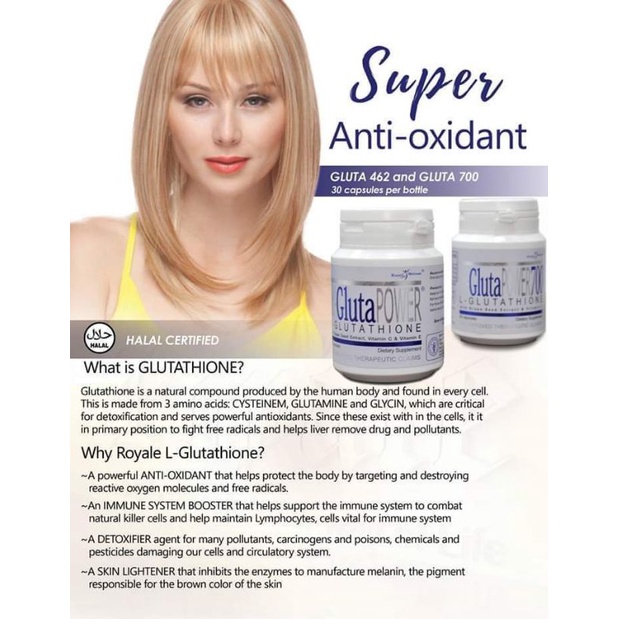 Royale Glutathione 700mg capsules | Shopee Philippines
