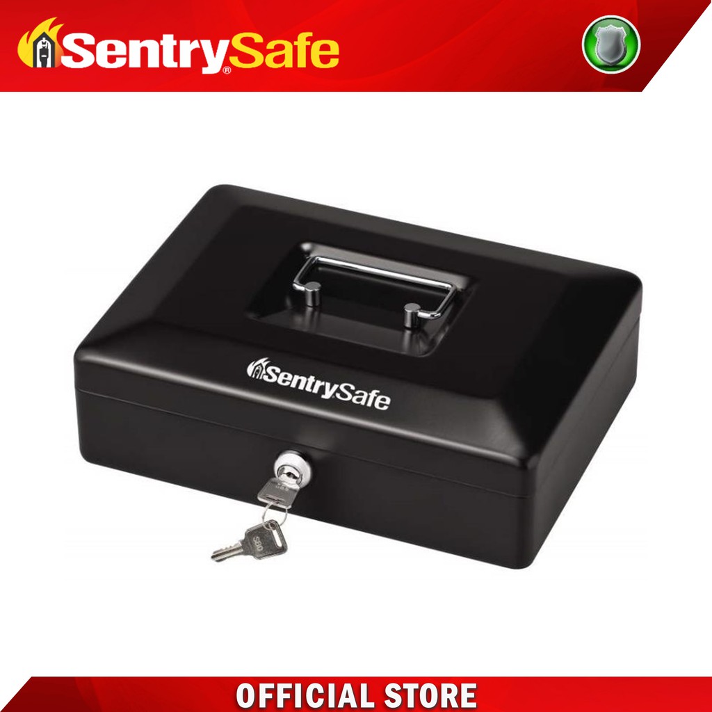 SENTRY SAFE CB12 Security Protection Small 12inch Cash Box with Key