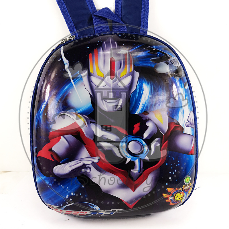 iSchoolDy Ultraman Hard Shell Kids Backpacks 卡通奥特曼蛋壳背包 | Shopee Philippines