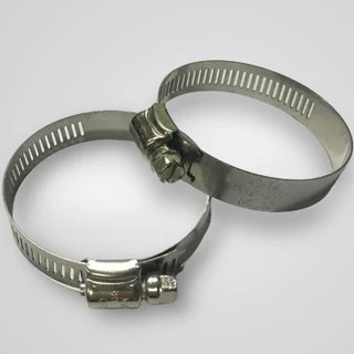 50pcs Stainless Steel Adjustable Hose Clamps - 1/2"-3/4" (13-20mm) Worm Drive - Fuel Line Water Clips - ALL-CARB