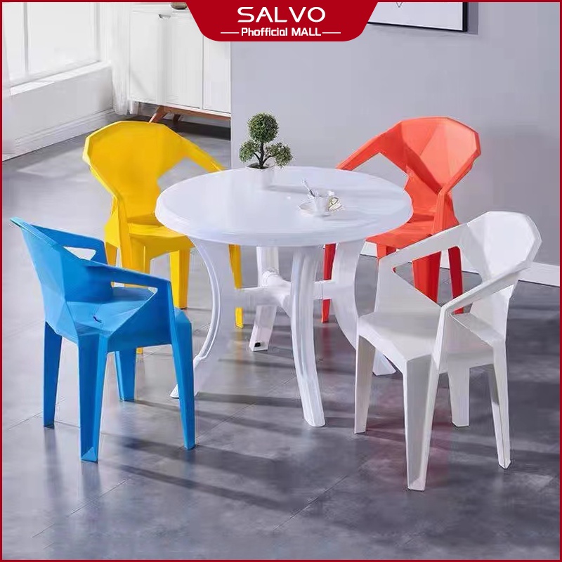 SALVO Plastic dining table and chair combination Outdoor Table chair