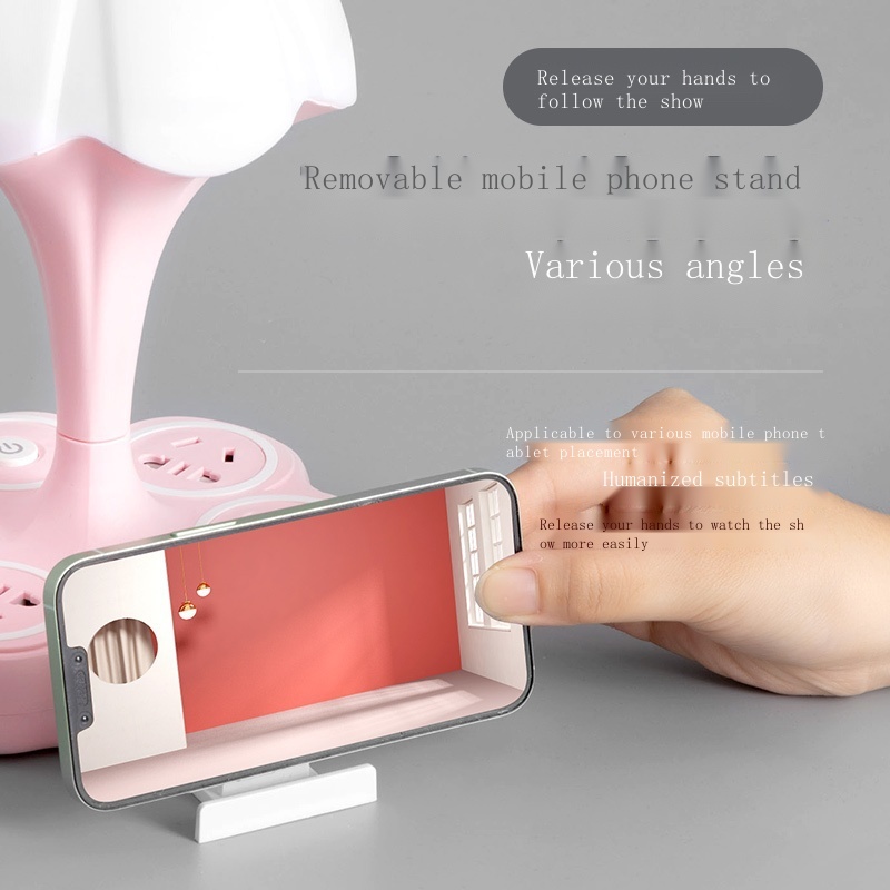 Mother and baby night light remote control bedroom soft light table