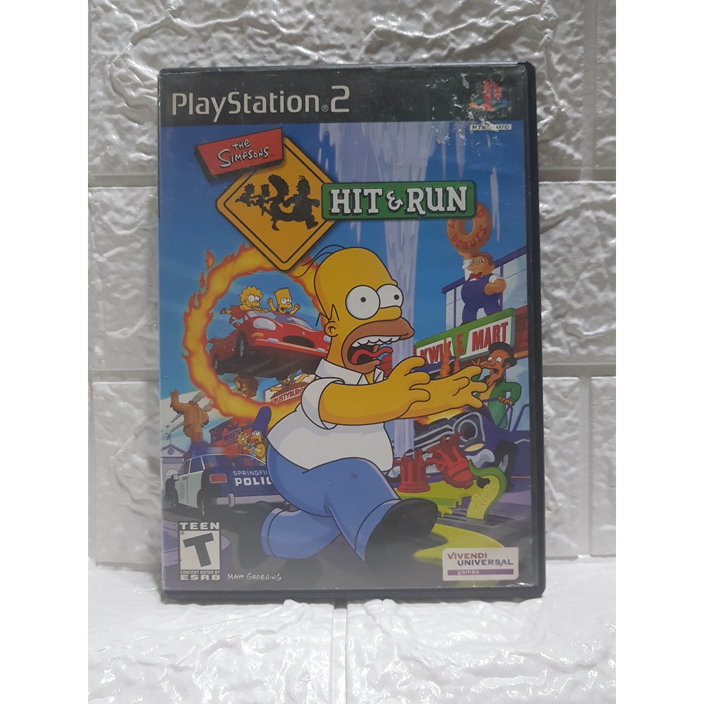 The Simpsons Hit and Run Playstation 2 Game PS2 (US) (Used) Shopee Philippines
