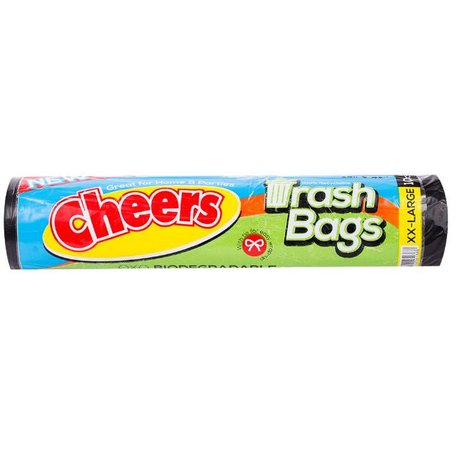 Cheers Small Size Black Trash Bag - 10 Bags (1 Pack)