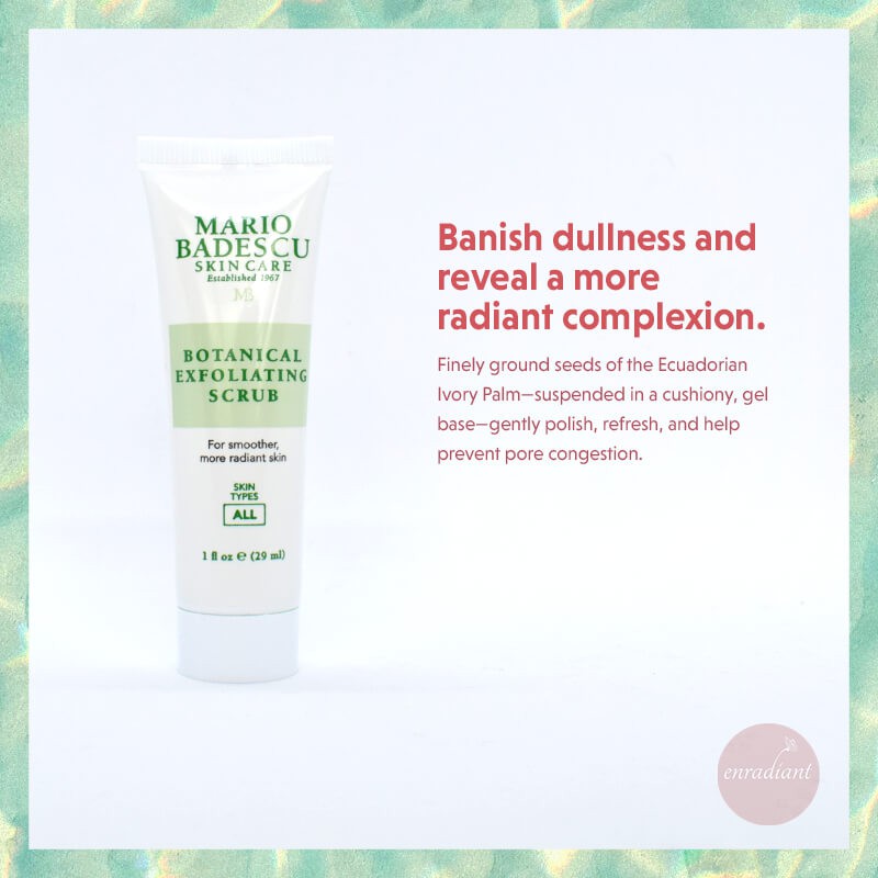 Mario Badescu Botanical Exfoliating Scrub 1 fl oz (29ml) Shopee
