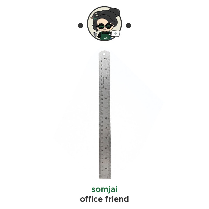 PK Steel Feet Ruler 12 Inches Non-Sharp Edge No Rust Made Of Aluminum ...