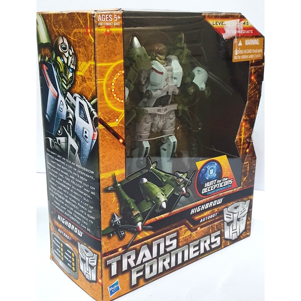 Transformers HFTD NEW Highbrow Autobot Bomber Voyager Class 2010 Hasbro NIB RKA
