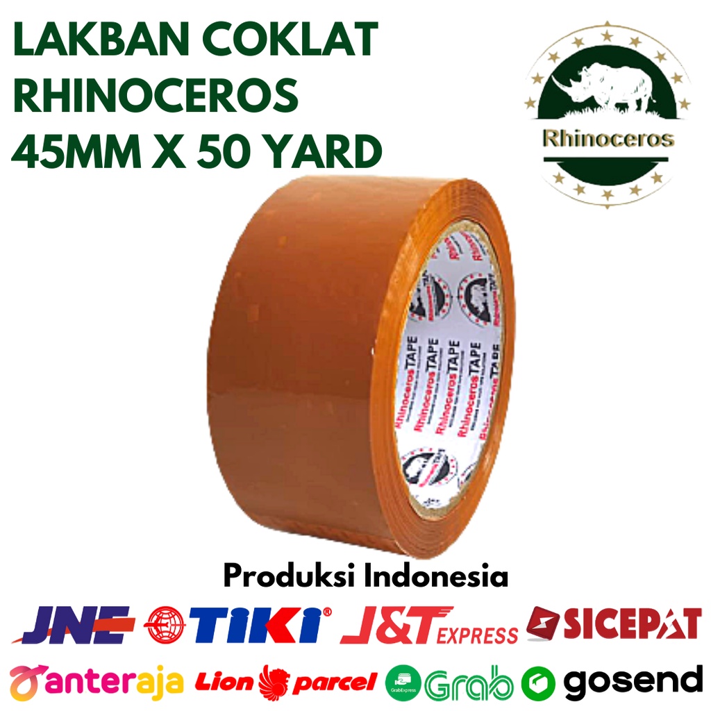 Rhinoceros Brown Duct Tape 2 Inch Insulation Tape 45mm x 50 Yards ...