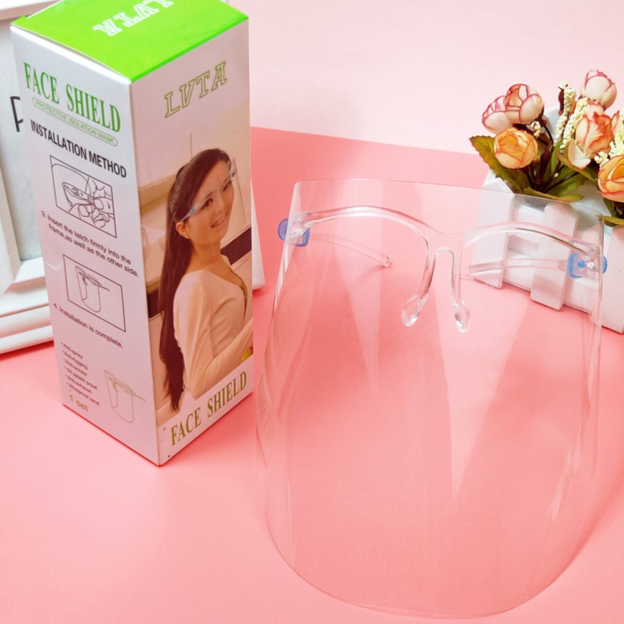 LVTA Face Shield Glasses Virus Block Anti Fog Goggles Face mask ...