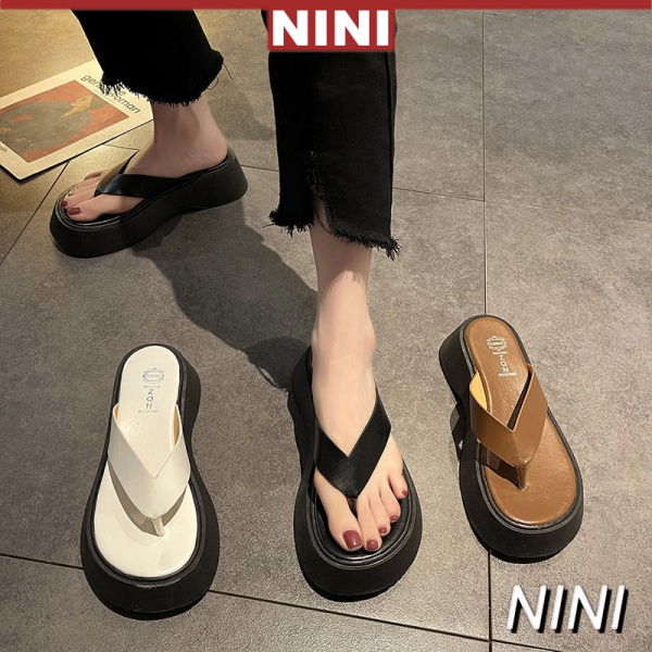 Platform Slippers Women's Outdoor Flip-Flops with Flip-Flops【NINI ...