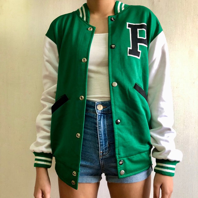 Green jersey clearance jacket