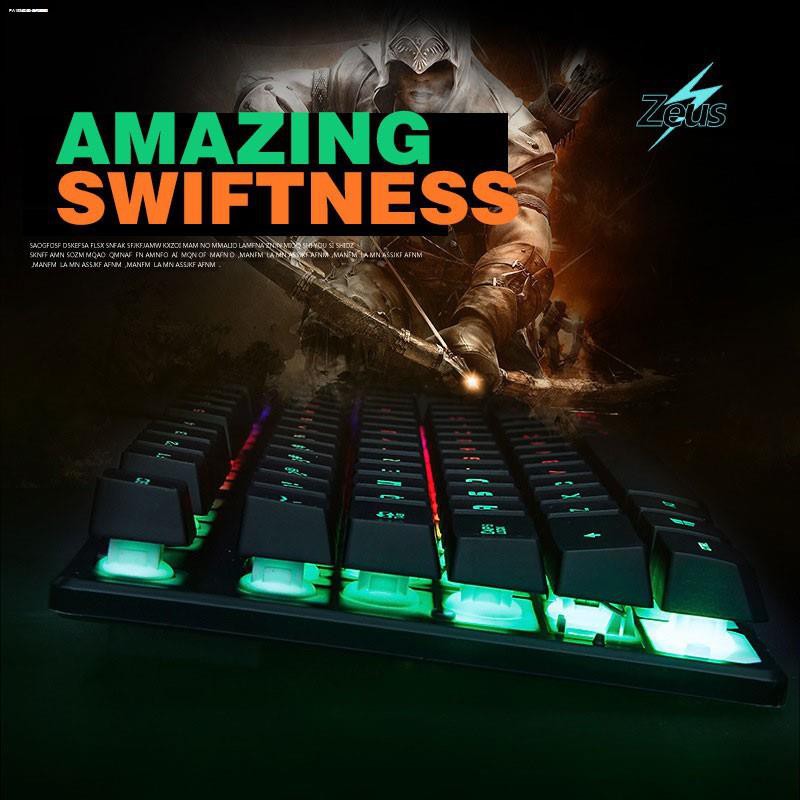 Keyboards & Mice ☁Zeus K001 LED( Amazing Swiftness ）Gaming Keyboard