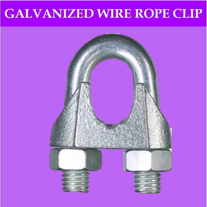 Steel Cable Clip 3mm8mm Wire Rope Clip Steel Clip GI Cable U Clamp